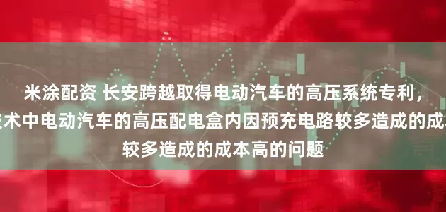 米涂配资 长安跨越取得电动汽车的高压系统专利，解决现有技术中电动汽车的高压配电盒内因预充电路较多造成的成本高的问题